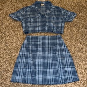 Brandy Melville skirt :) J.Galt skirt and top